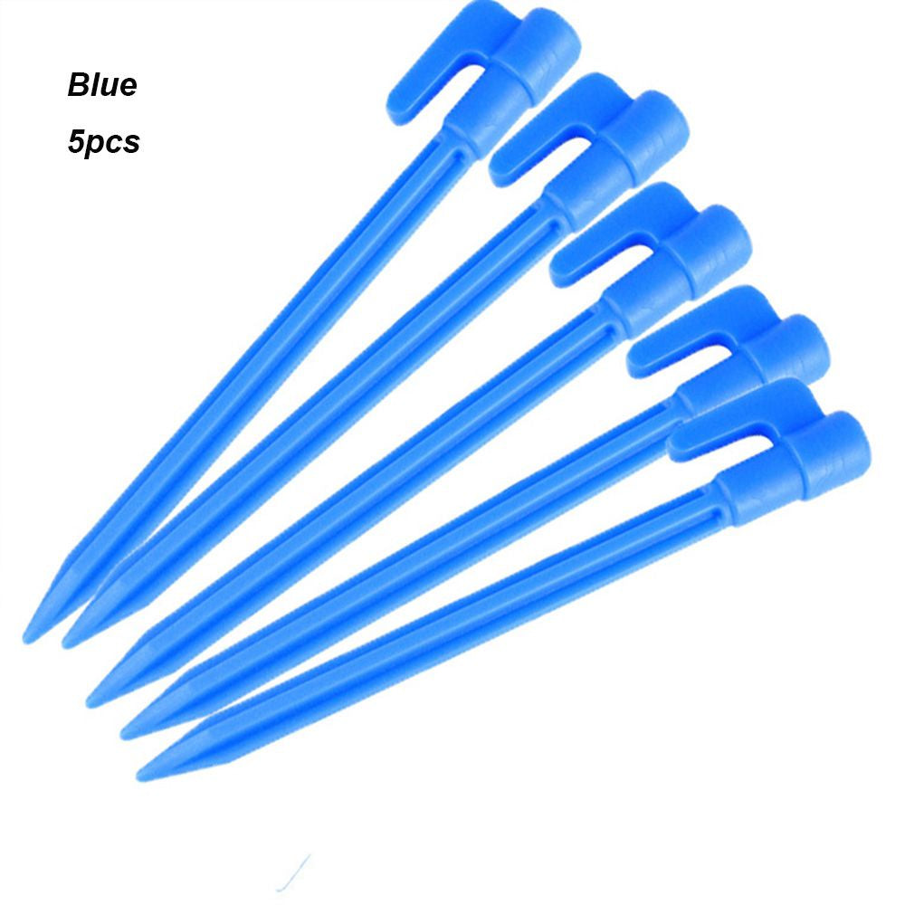 5pcs Plastic Tent Stakes for Secure Camping