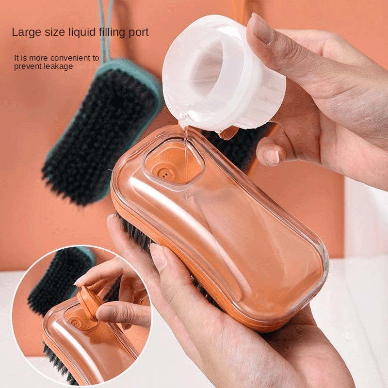Liquid Cleaning Shoe Brush - 2-in-1 Multifunctional Tool