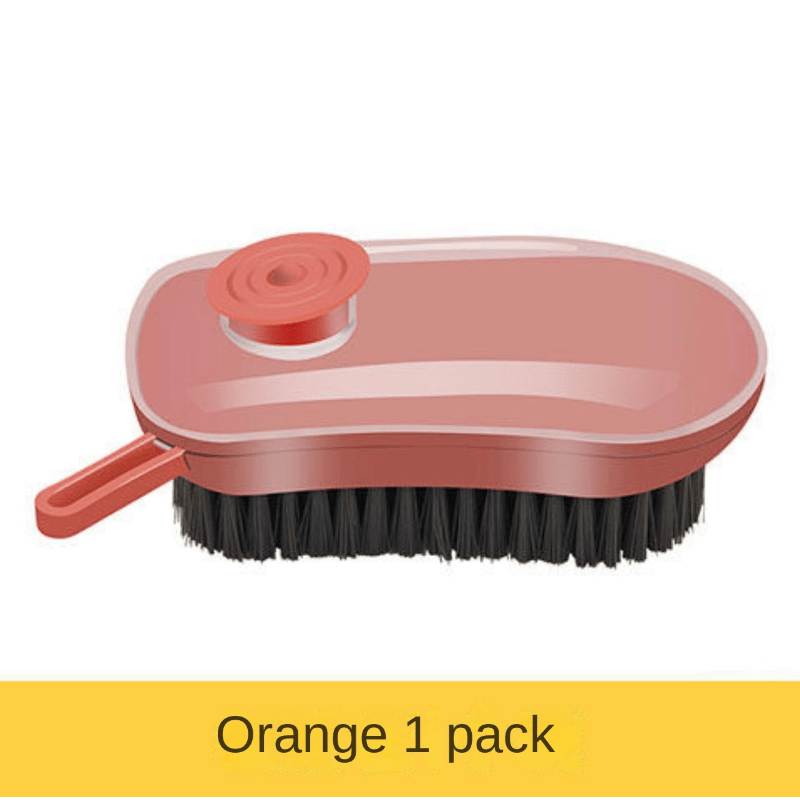 Liquid Cleaning Shoe Brush - 2-in-1 Multifunctional Tool