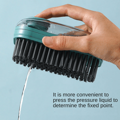 Liquid Cleaning Shoe Brush - 2-in-1 Multifunctional Tool