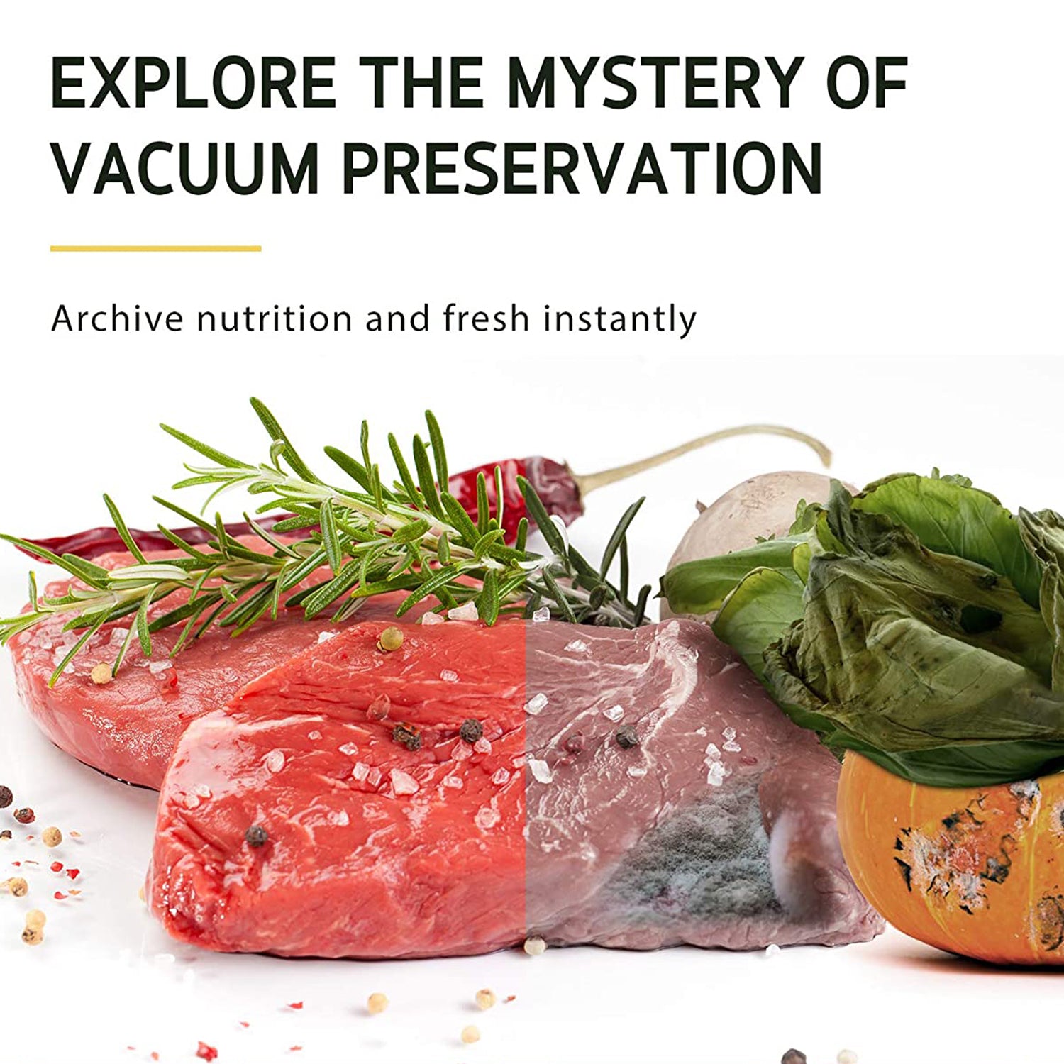 Vacuum Sealer Bags For Food Preservation - 1 Roll