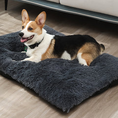 Cozy 1pc Plush Pet Cushion for Comfort & Coziness