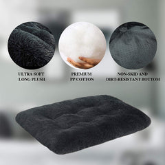 Cozy 1pc Plush Pet Cushion for Comfort & Coziness