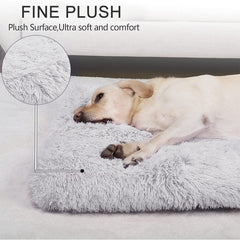 Cozy 1pc Plush Pet Cushion for Comfort & Coziness