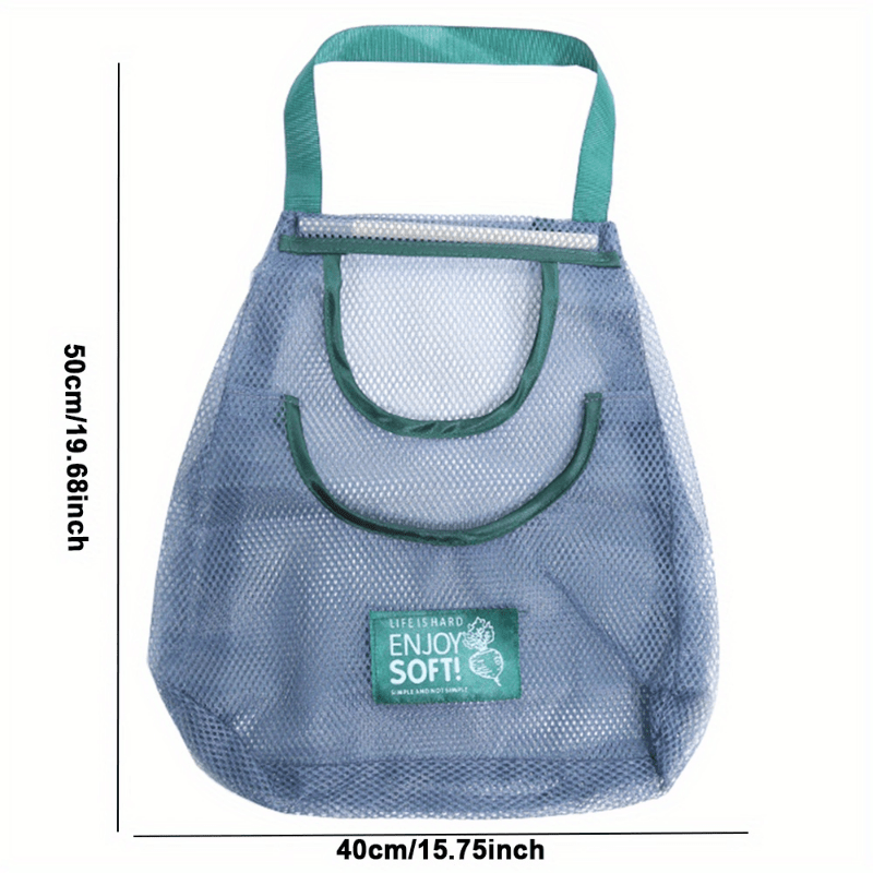 2pcs Hanging Mesh Bags Onion Ginger Garlic Storage