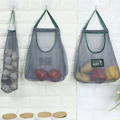 2pcs Hanging Mesh Bags Onion Ginger Garlic Storage