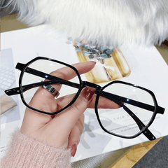 Polygonal Jelly Presbyopic Glasses For Women Men