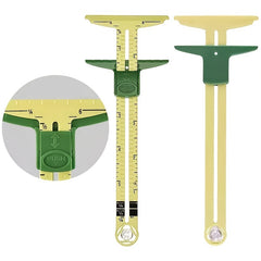 5 In 1 Sliding Gauge Multifunctional Quilting Ruler Drawing Sewing Measuring
