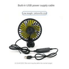 Car Suction Cup Rear Seat Fan