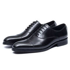 Men's Lace Up Oxford Shoes Non Slip Formal Wear for Wedding Business