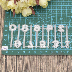 Age Number Metal Cutting Dies for Birthday Anniversary Cards
