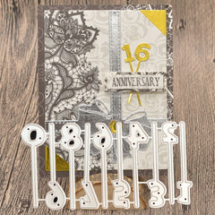 Age Number Metal Cutting Dies for Birthday Anniversary Cards