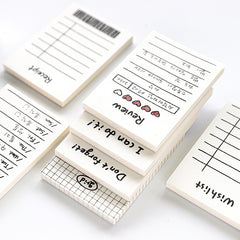 50 Sheets Creative Stationery Memo Pads Scrapbooking Sticky Notes