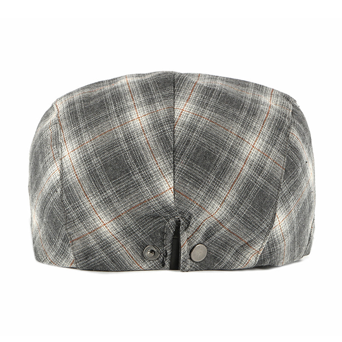 Retro Check Beret Unisex Newsboy Berets Cap Forward Hat