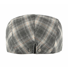 Retro Check Beret Unisex Newsboy Berets Cap Forward Hat