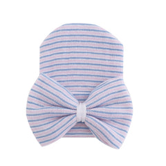 Soft Baby Girls Bow Beanie Cap for Newborn Infant