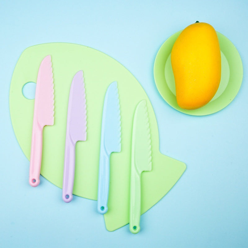Children's Fish Shaped Fruit Serving Board Set
