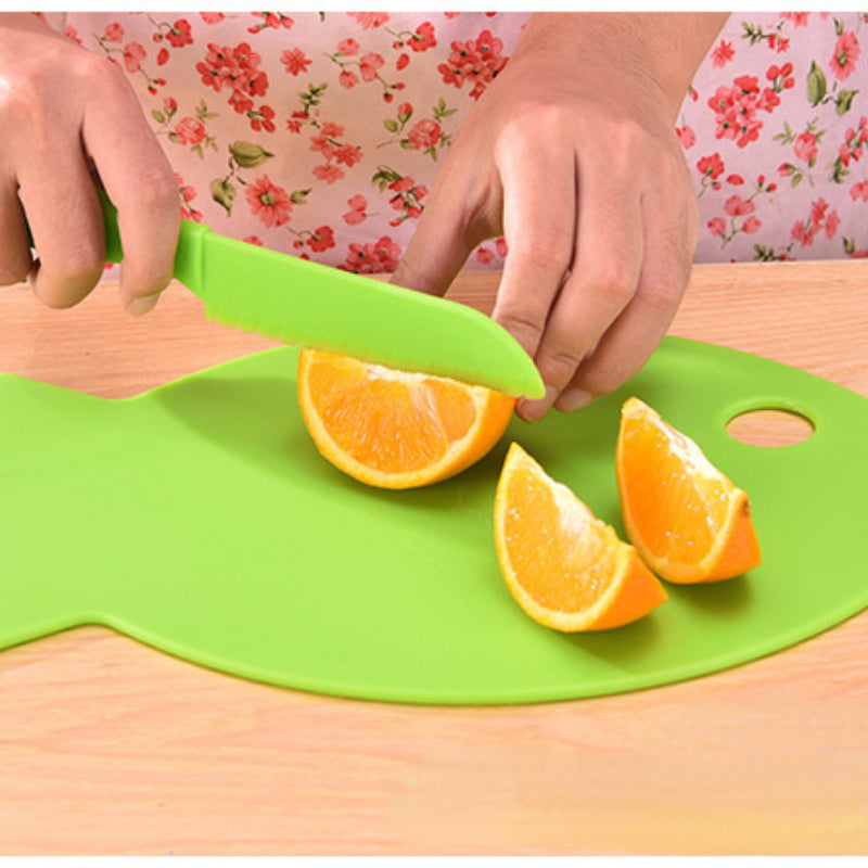 Children's Fish Shaped Fruit Serving Board Set
