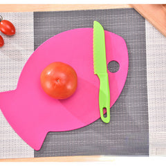 Children's Fish Shaped Fruit Serving Board Set
