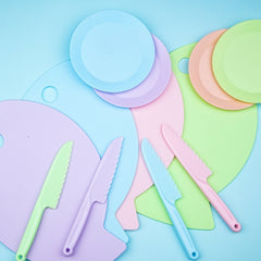 Children's Fish Shaped Fruit Serving Board Set