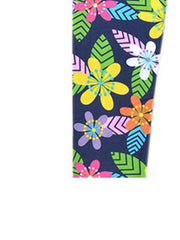 Toddler Girls Flowers Graphic Leggings Elastic Waist Thin Casual Sports Cropped