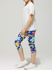 3pcs Toddler Girls Butterfly Star & Polka Dot Leggings Elastic Waist Thin Pants