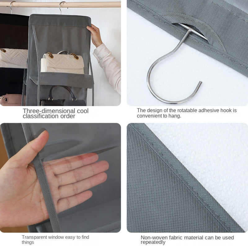Handbag Storage Organizer Hanging Bag Dust Cover Shelf