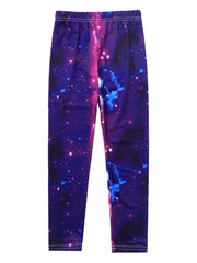 Girls Starry Sky Print Leggings for Kids