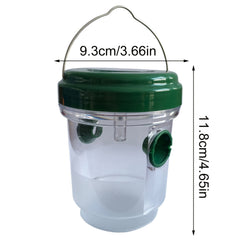 Outdoor Solar Powered Bee Trap with LED Light