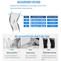Breathable Knee Protectors for Volleyball Football Dance Tennis