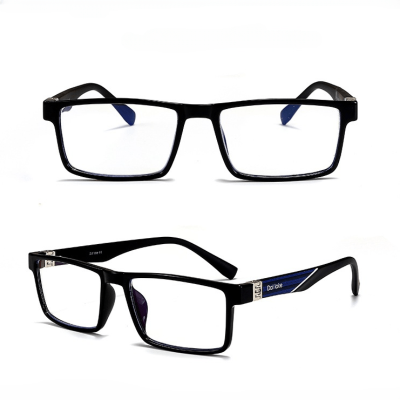 Men's Anti Light TR90 Small Frame Glasses Business Glasses