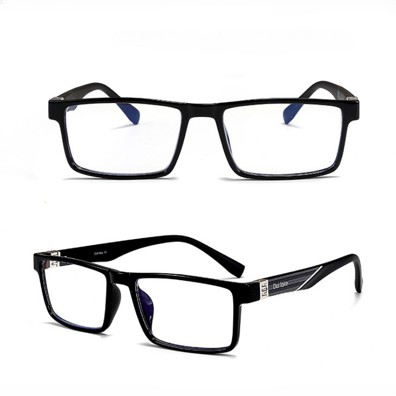Men's Anti Light TR90 Small Frame Glasses Business Glasses