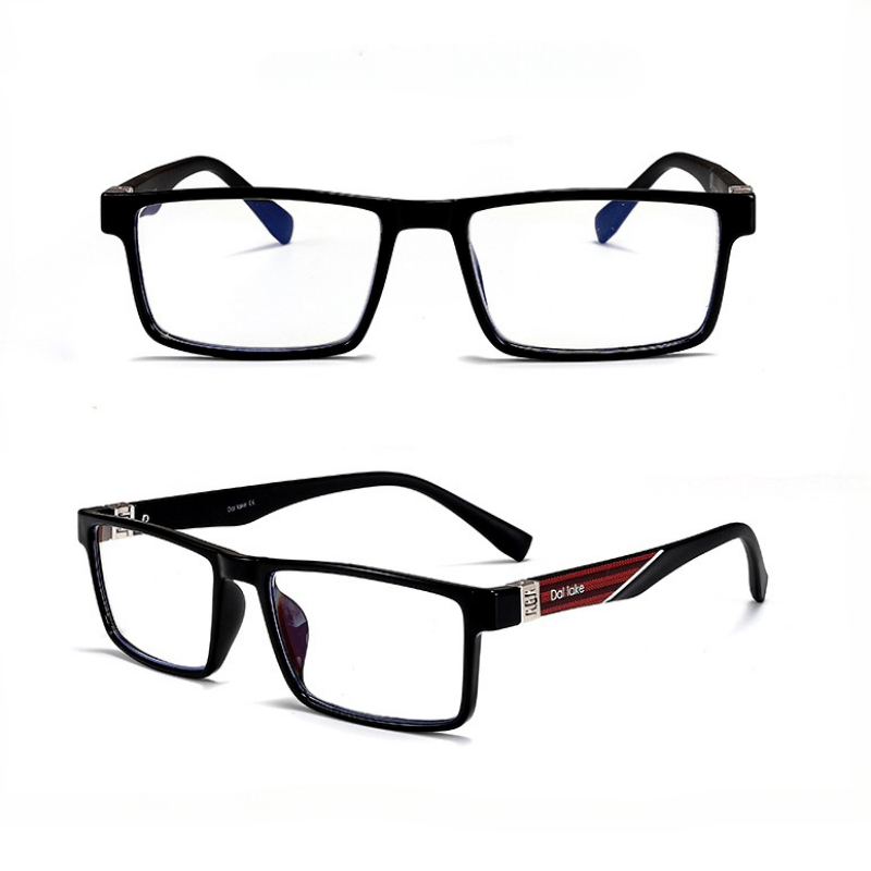 Men's Anti Light TR90 Small Frame Glasses Business Glasses