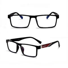Men's Anti Light TR90 Small Frame Glasses Business Glasses