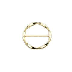 2pcs Women's T Shirt Tie Clips Scarf Clasp & Waist Buckle with Metal Ring