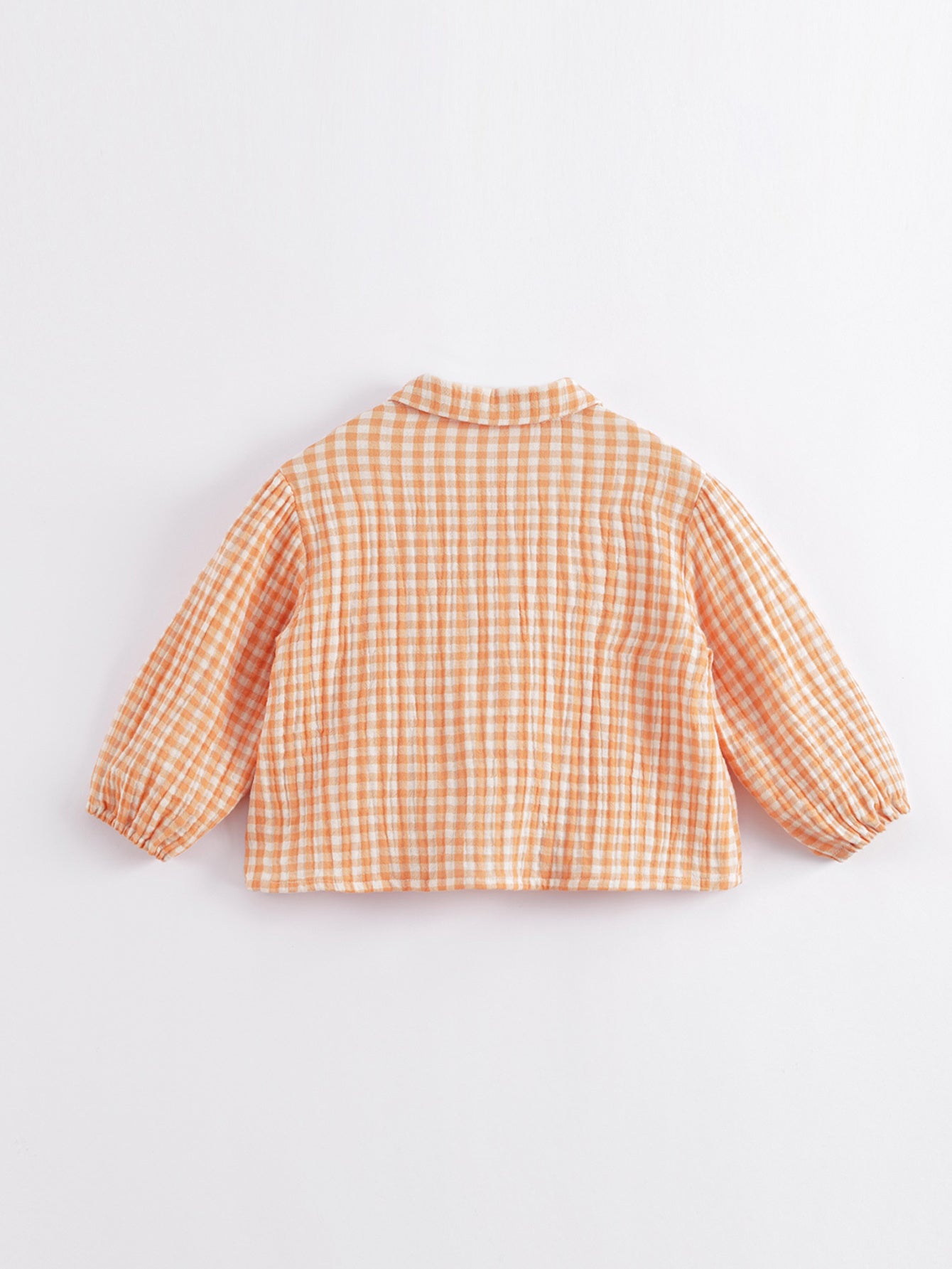 MARC&JANIE Girl Plaid Shoulder Shirt Spring Top