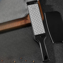 Double Sided Kitchen Knife Sharpening Stone - Quick and Easy Sharpening