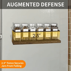 Space Saving Magnetic Spice Rack for Fridge and Microwave
