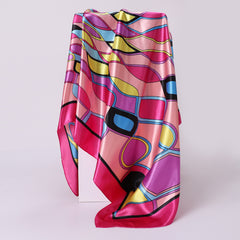 Boho Graphic Bandana Silk Sash Belt Casual Shawl Scarf Wrap