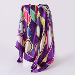 Boho Graphic Bandana Silk Sash Belt Casual Shawl Scarf Wrap