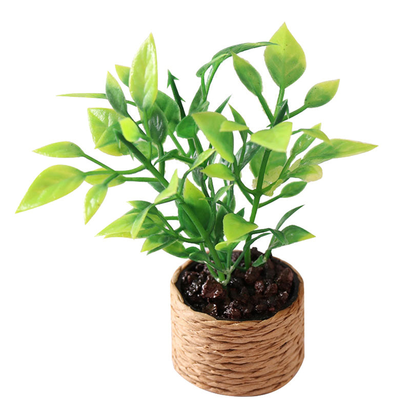 1:12 Dollhouse Mini Tree Potted Green Plant Doll House Furniture Home Decor