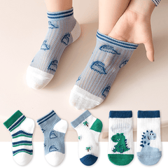 5 Pairs of Soft & Cozy Baby Socks for Summer Comfort
