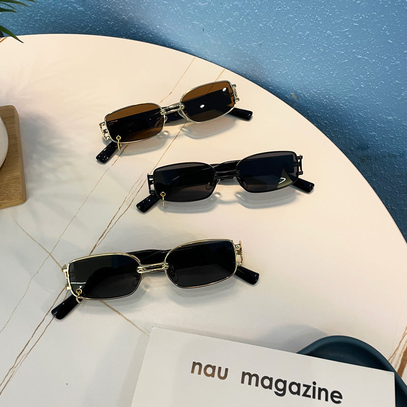Square Sunglasses Women Small Rectangle Sun Shades Retro Style