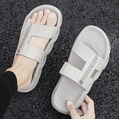 Men's Non Slip Platform Slides Comfortable Cloud Slides