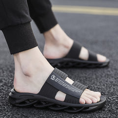 Men's Non Slip Platform Slides Comfortable Cloud Slides