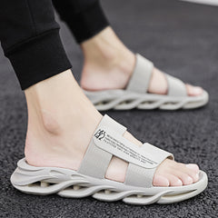 Men's Non Slip Platform Slides Comfortable Cloud Slides