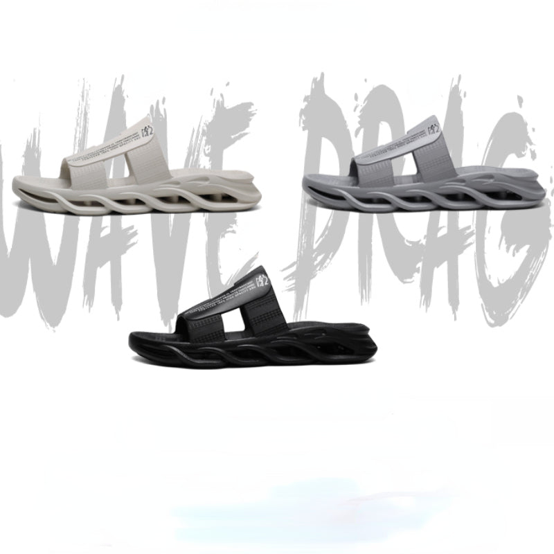 Men's Non Slip Platform Slides Comfortable Cloud Slides