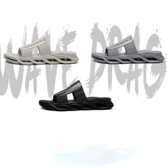 Men's Non Slip Platform Slides Comfortable Cloud Slides