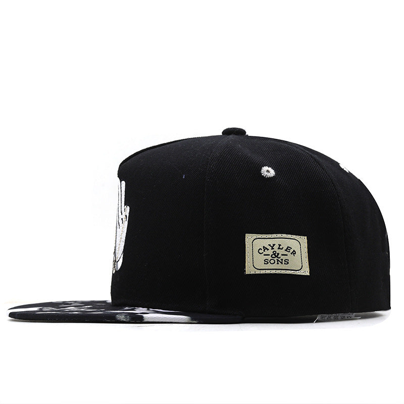 Street Style Snapback Cap for Men and Women Hip Hop Hat with Flat Brim