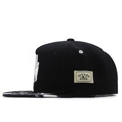 Street Style Snapback Cap for Men and Women Hip Hop Hat with Flat Brim